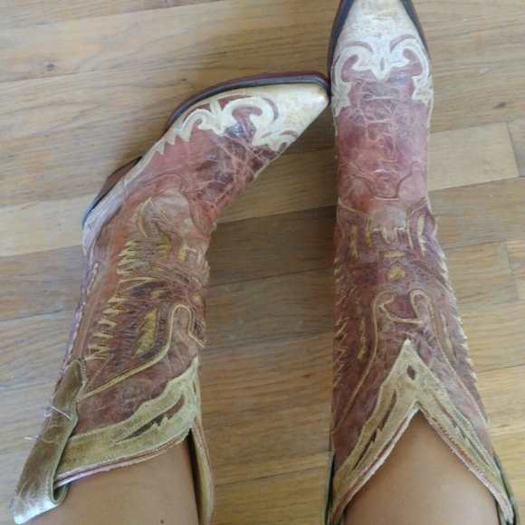 Corral Eagle Boots Western Cowboy Boots Size 5.5 - Picture 15 of 16